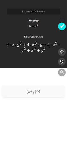 Algebra Solver, CALCUHUBS Screen 3