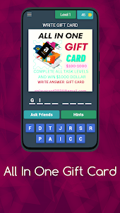 All In One Gift Card