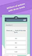 Bible Trivia Quiz - Free Bible Game Screenshot