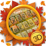3D Animated Autumn Leaves Theme&Emoji Keyboard icon