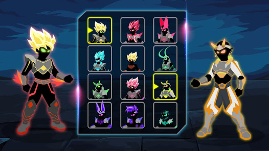 Screenshot 4 Stickman Shadow Dragon Warrior android