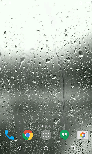 Raindrops 3D Live Wallpaper Screen 2