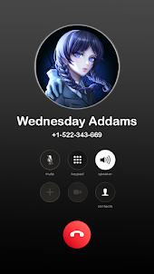 Wednesday Addams Video Call