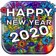 Congratulations New Year 2020 icon