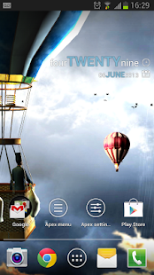 Hot Air Balloon 3d Wallpaper Screenshot