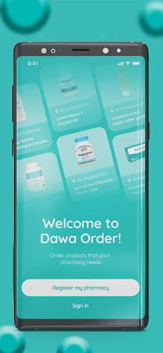 Android application Dawaorder screenshort
