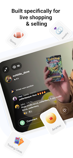 Screenshot of Drip: Buy & Sell on Livestream