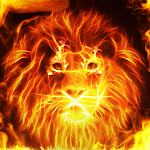 Cover Image of Скачать Огненный лев - живые обои + фон клавиатуры 4.22 APK