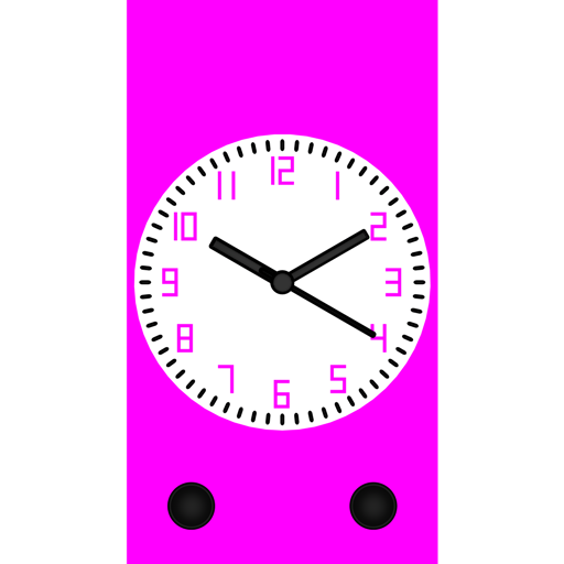 Analog clock vfro logo