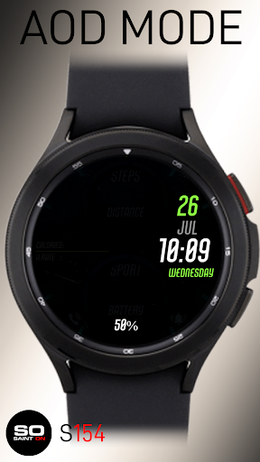 S154 Hybrid Watchface Screen 2