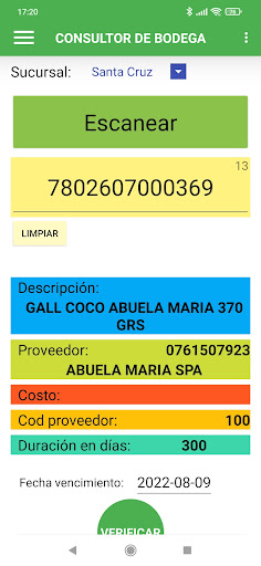 Consultar Producto LA FAMA Screen 3