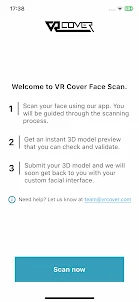 VR Cover Face Scan