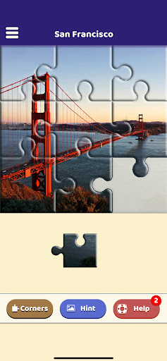 Android application San Francisco Landmarks Puzzle screenshort