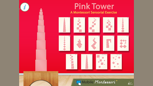 Android application Montessori Pink Tower - Pre-Ma screenshort
