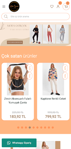 Android application Moda Gerçek screenshort