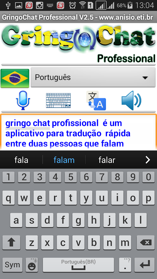 #7. Translator voice real time (Android) De: ANÍSIO SILVA DE ALCÂNTARA