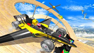 Real Formula Flying Car Stunts - Screenshot 1