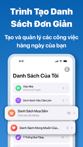 Bản xem trước ứng dụng