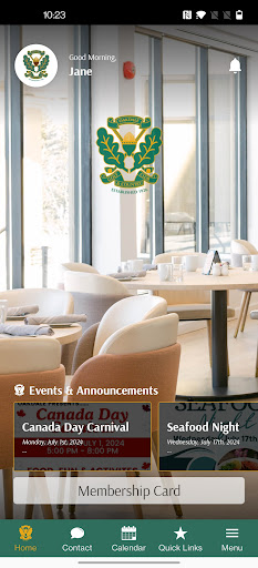 Android application Oakdale Golf & Country Club screenshort
