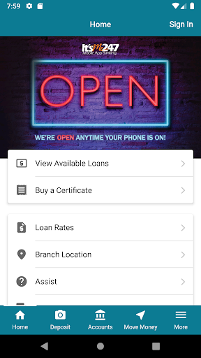 BOPTI Federal Credit Union Screen 2
