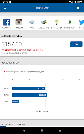Screenshot of Baldwin EMC