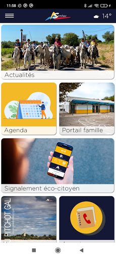 Android application Ville de Sernhac screenshort