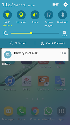 Battery Percentage Display Screen 3