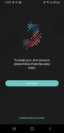 Android application Jenz App screenshort