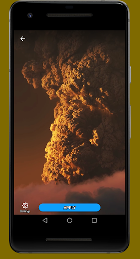 Android application Volcanic Video Wallpaper screenshort
