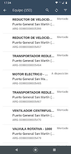 Android application COFCO INTL - SAP Asset Manager screenshort