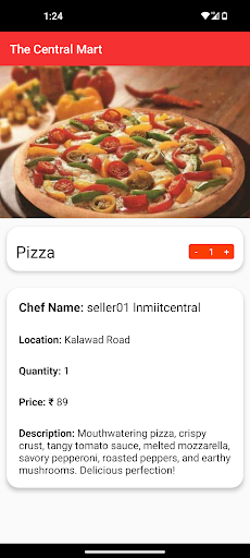 NightBytes - Order Online Screen 2