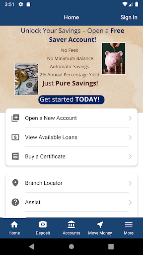 Safe Harbor Credit Union Screenshot 1 - AppWisp.com