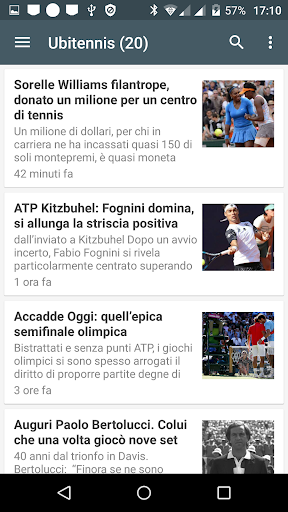 Tennis Notizie Screen 3