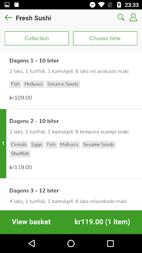Fresh Sushi Screen 3