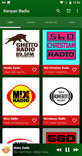 Kenyan Radio Screen 3