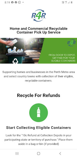 Recycle for Refunds Screen 2