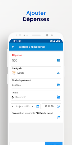 Revenu Dépense screenshot 2