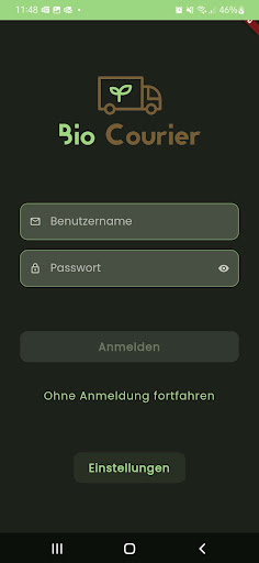 BioCourier Screen 2