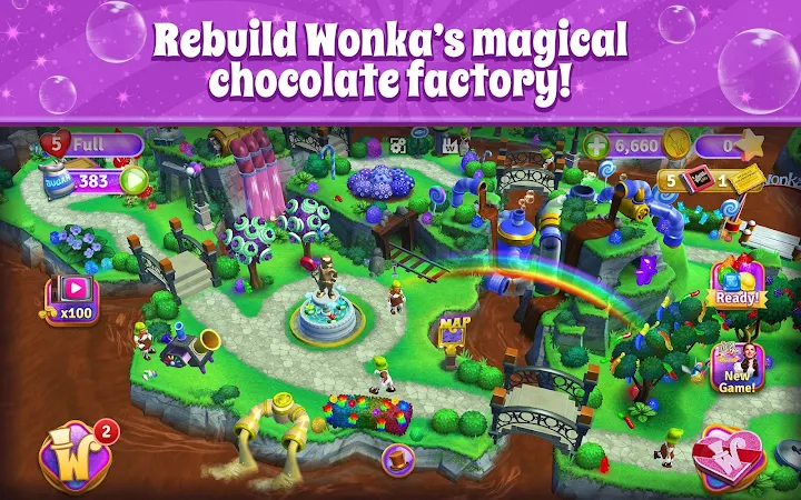 Wonka’s World of Candy Match 3 MOD