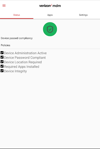 Verizon MDM Screen 3