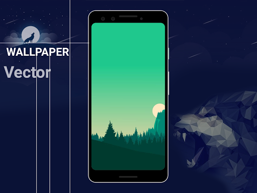 Android application Wallpaper HD Vector screenshort