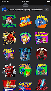 Sonic 2 Movie Stickers