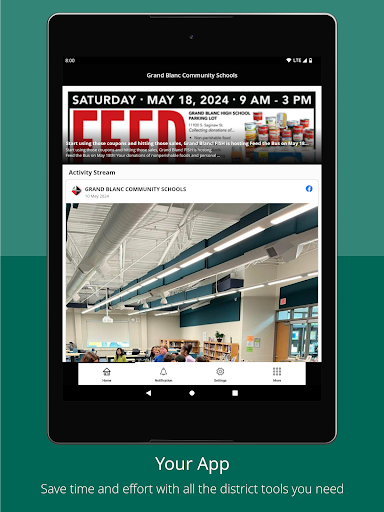 Android application Grand Blanc Community Schools screenshort