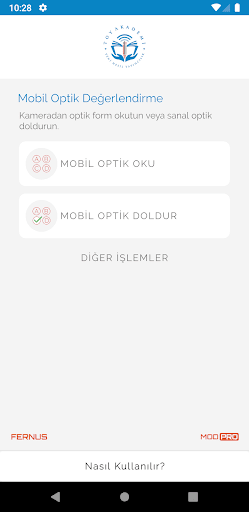 Android application Toy Akademi Optik Okuma screenshort