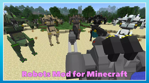Android application Robots Mod for Minecraft PE screenshort