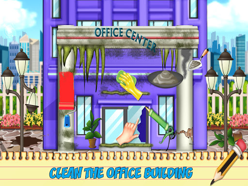 Office Clean Up Room Cleaning  Repair Game