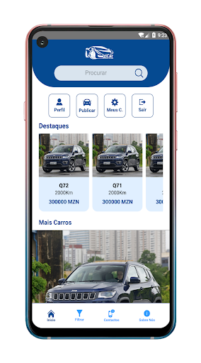 Android application IziCar Motors screenshort