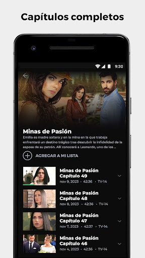 Screenshot of Univision Now: Live TV