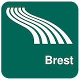 Brest Map offline icon