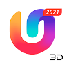 U Launcher 3D:3d themes icon